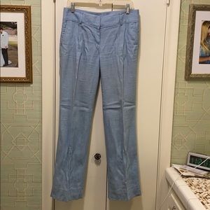 Blue Linen Marissa Trouser Pants